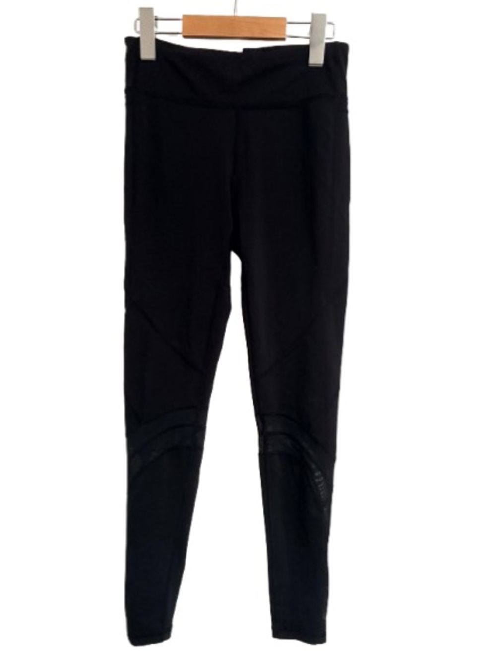 Ivivva Girls Black Mesh-Panel Leggings